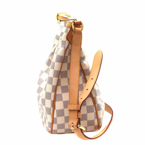 3 Louis Vuitton Siracusa MM Shoulder Bag Damier Canvas Azure