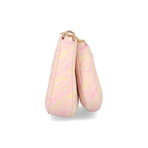 3 Louis Vuitton Multi Pochette Shoulder Bag Pink