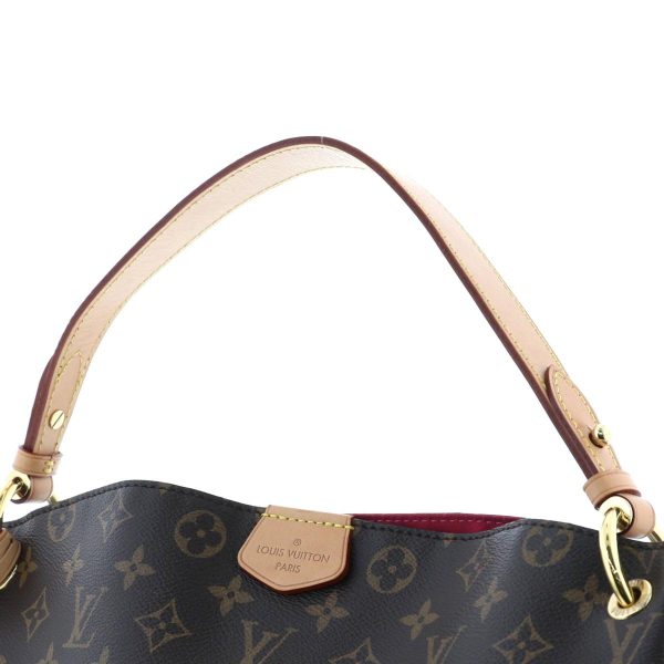 3 Louis Vuitton Bag Shoulder Bag Monogram Canvas Graceful PM Monogram