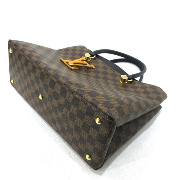 3 Louis Vuitton Damier Riverside Handbag Brown