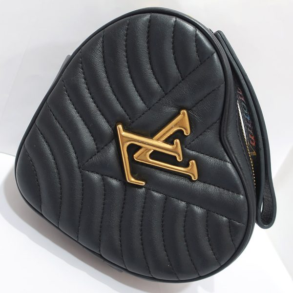3 Louis Vuitton Heart Bag New Wave Calf Leather 2way Clutch