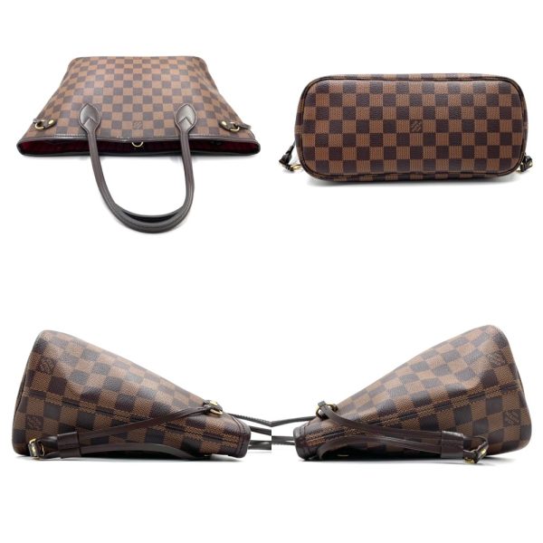 3 Louis Vuitton Tote Bag Damier Neverfull PM Handbag Shoulder Bag