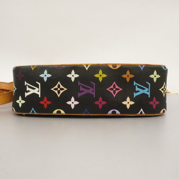 3 Louis Vuitton Shoulder Bag Monogram Multicolor Sologne Noir