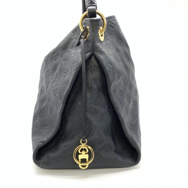 3 Louis Vuitton Artsy MM Monogram Implant Navy Blue Anfini Hobo Bag