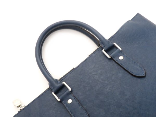 3 Louis Vuitton Anton Tote Bag Taiga Blue Marine