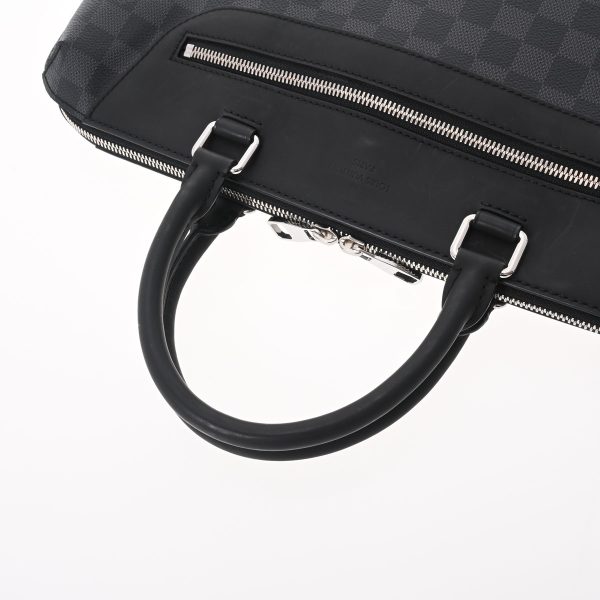 3 Louis Vuitton Damier Graphite PDJ NM Black Damier Graphite Canvas Business Bag