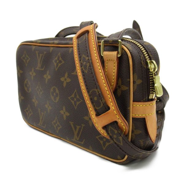 3 Louis Vuitton Pochette Marly Bandouliere Shoulder Bag Canvas Monogram