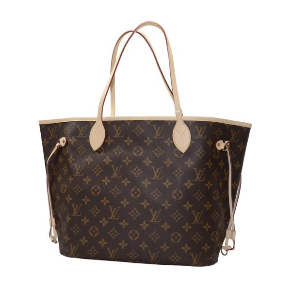 3 Louis Vuitton Neverfull MM Monogram Canvas Shoulder Bag