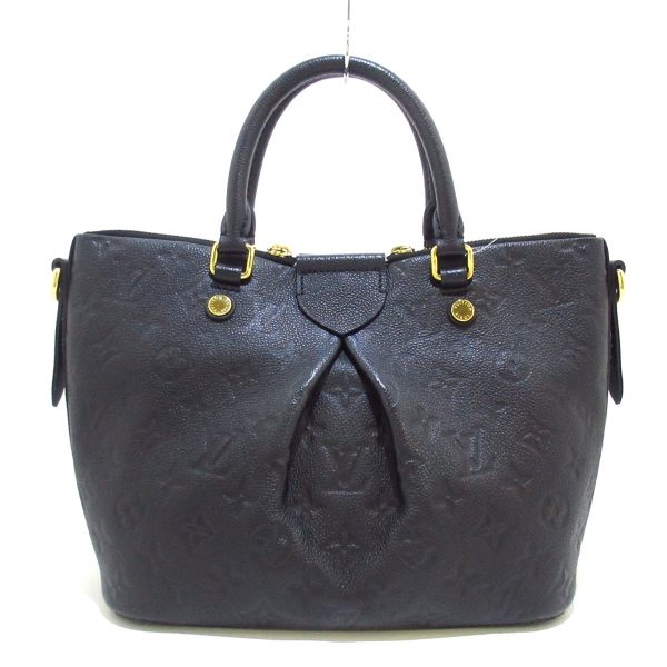 3 Louis Vuitton Mazarine PM Handbag Noir Monogram Empreinte Leather