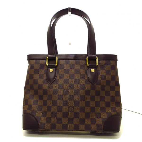 3 Louis Vuitton Hampstead PM Handbag Ebene Damier Canvas