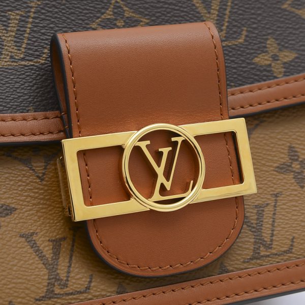 3 Louis Vuitton Monogram Reverse Dauphine Mini Shoulder Bag