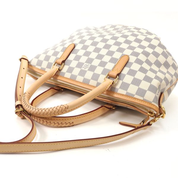 3 Louis Vuitton Riviera PM Damier Azur Tote Bag Shoulder Bag