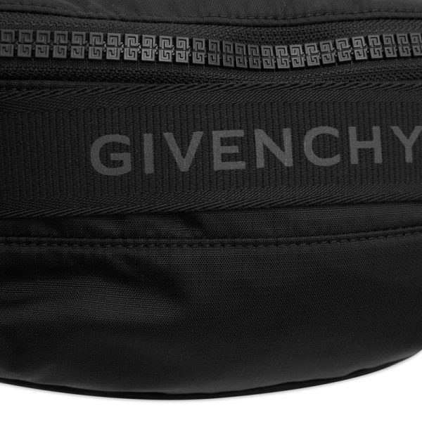 3 Givenchy Body Bag Waist Pouch Bag G Trek Bumbag Black