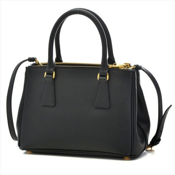 3141100732 1 Prada Calf Leather 2way NERO Handbag