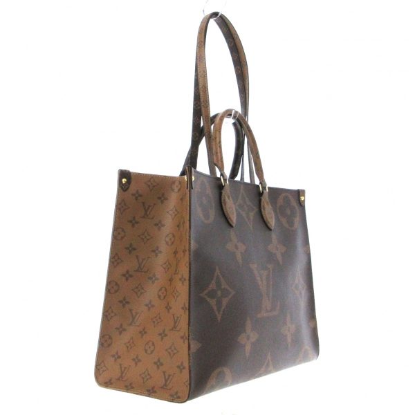 36854785 2 Louis Vuitton On The Go GM Monogram Reverse Canvas Tote Bag