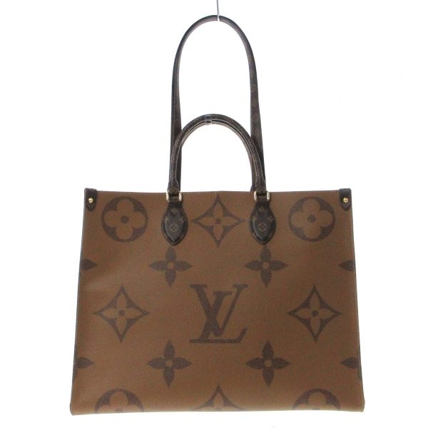 36854785 3 Louis Vuitton On The Go GM Monogram Reverse Canvas Tote Bag