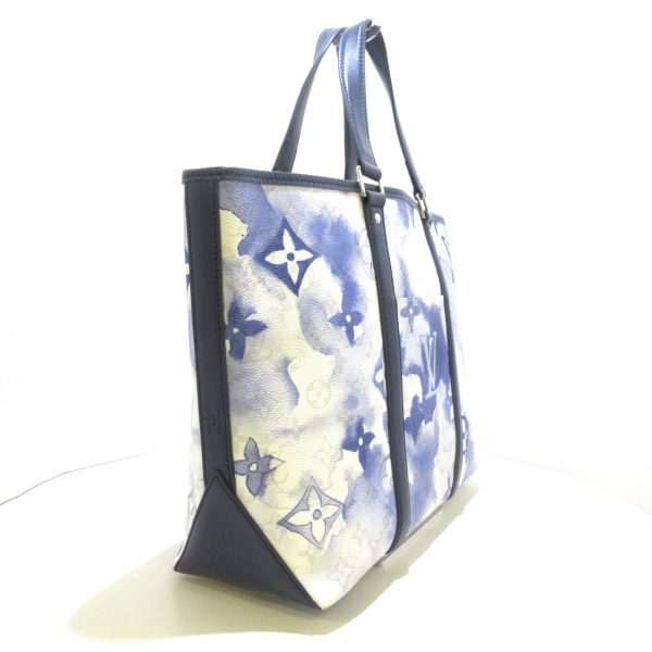 36879664 2 Louis Vuitton Weekend Tote PM Blue Water Monogram Canvas