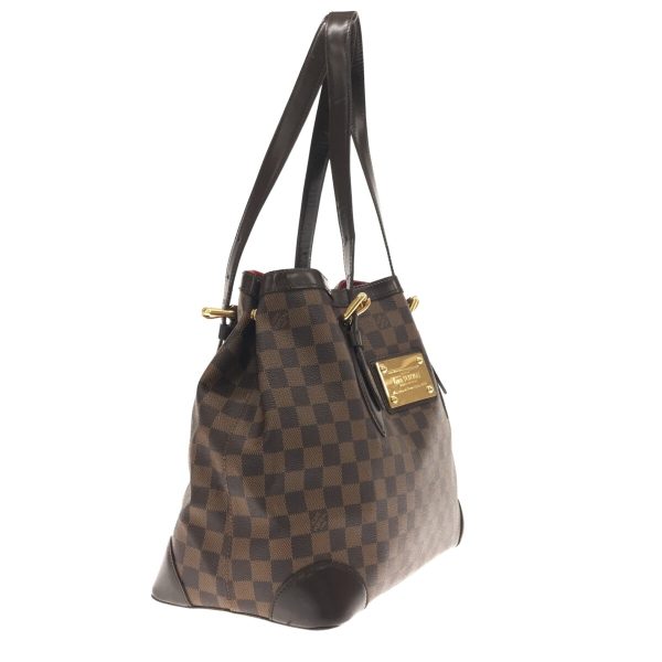 37113740 2 Louis Vuitton Hampstead MM Shoulder Bag Ebene Damier Canvas