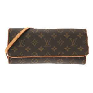 37114754 1 Louis Vuitton Reporter PM Monogram Shoulder Bag Brown