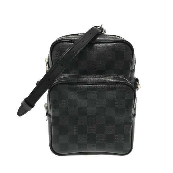 37116920 1 Louis Vuitton Rem Damier Graphite Canvas Shoulder Bag