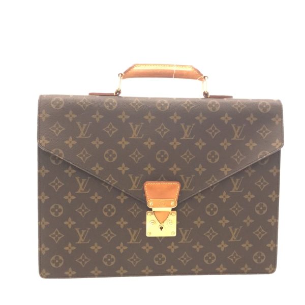 37126826 1 1 Louis Vuitton Monogram Canvas Serviette Consier Business Bag