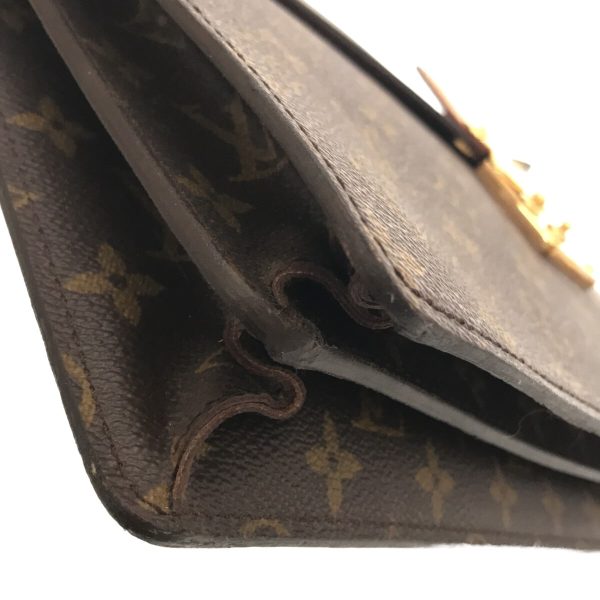 37126826 5 Louis Vuitton Monogram Canvas Serviette Consier Business Bag