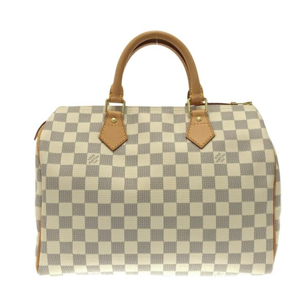 37142124 1 Louis Vuitton Speedy 30 Azure Damier Canvas Handbag