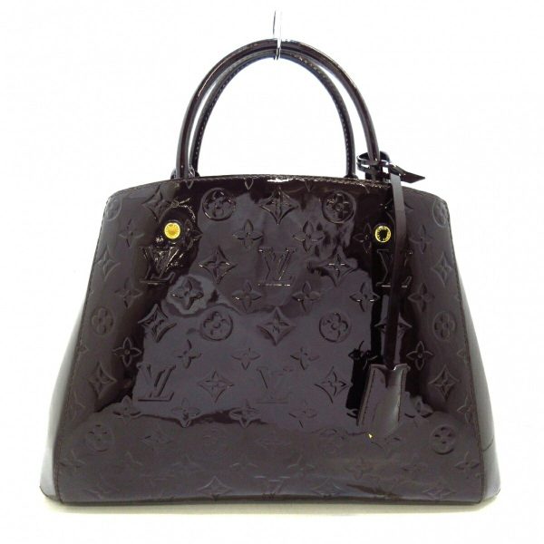 37143955 1 Louis Vuitton Montaigne MM Patent Leather Handbag