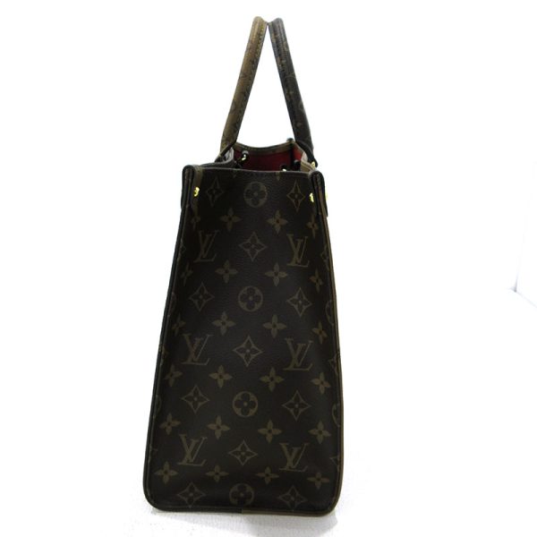 4 Louis Vuitton Monogram Reverse On The Go MM 2way Bag Tote Bag