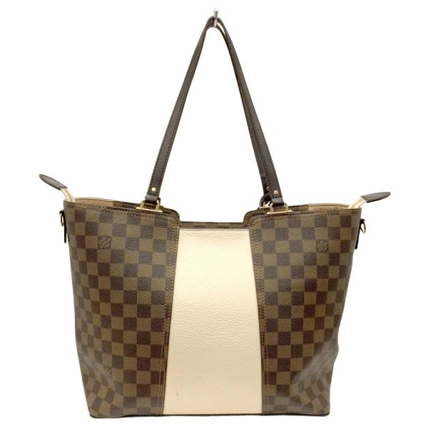 4 Louis Vuitton Jersey Damier Creme Shoulder Bag Brown