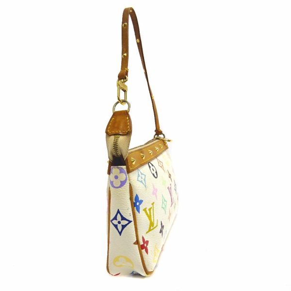 4 Louis Vuitton Pochette Accessoires Accessory Multicolor White