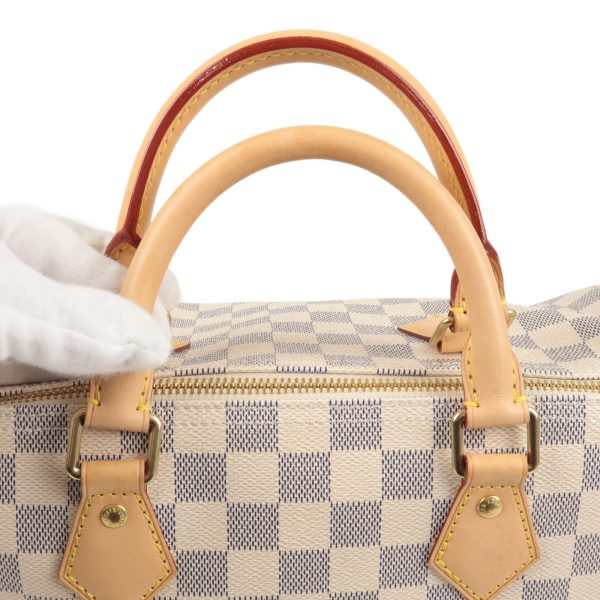 4 Louis Vuitton Damier Azur Speedy 30 HandBag