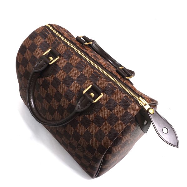 4 Louis Vuitton Speedy 25 Damier Ebene Brown