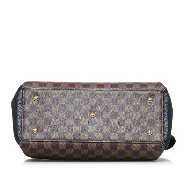 4 Louis Vuitton Damier Ebene Normandy Shoulder Bag Black