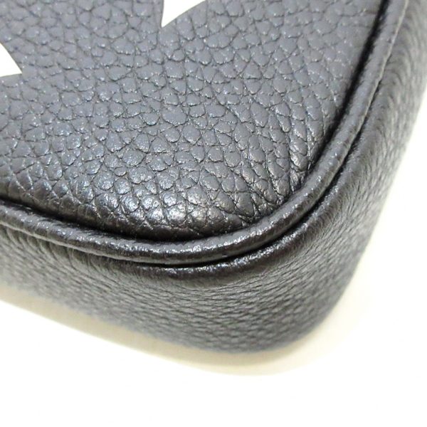 4 Louis Vuitton Mini Pochette Accessoire Handbag Black Beige
