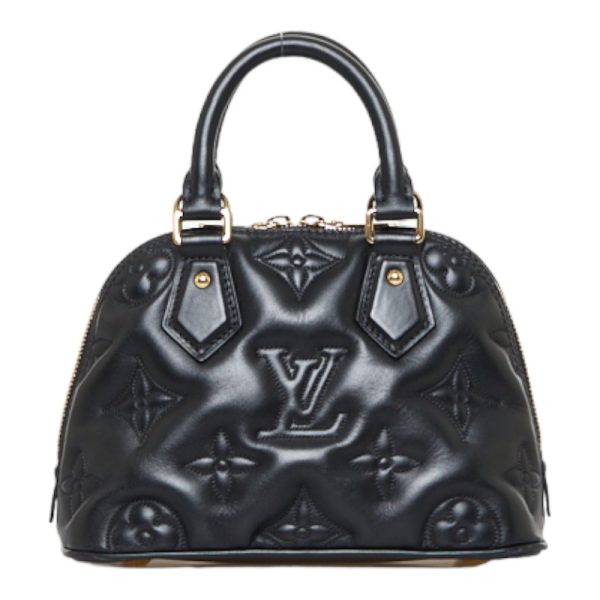 4 Louis Vuitton Bubblegram Alma soft BB Handbag Shoulder Bag Noir Black