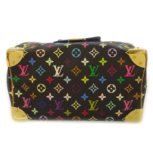 4 Louis Vuitton Handbag Monogram Multicolor Speedy 30 Noir