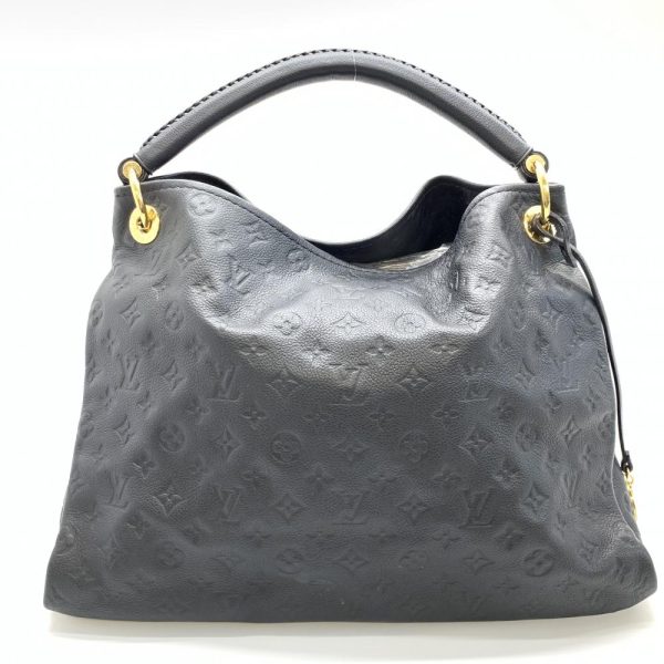 4 Louis Vuitton Artsy MM Monogram Implant Navy Blue Anfini Hobo Bag