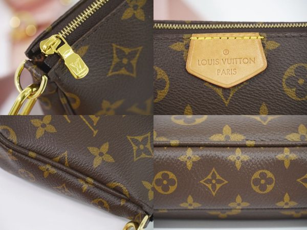 4 Louis Vuitton LV Multi Pochette Accessoires Monogram Shoulder Bag