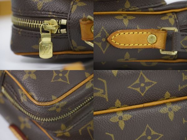 4 Louis Vuitton LV Monogram Shoulder Bag Pochette Brown