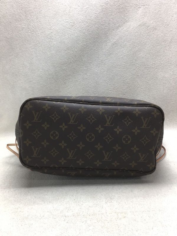 4 Louis Vuitton Neverfull MM Monogram Brown Tote Bag PVC