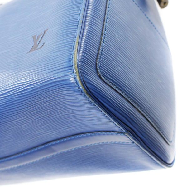 5 Louis Vuitton Epi Speedy 30 Mini Bag Handbag Blue Epi