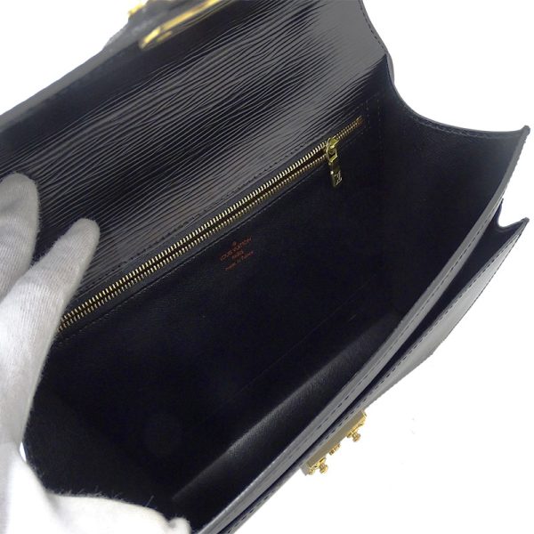 5 Louis Vuitton Epi Shoulder Bag Monceau Noir Black