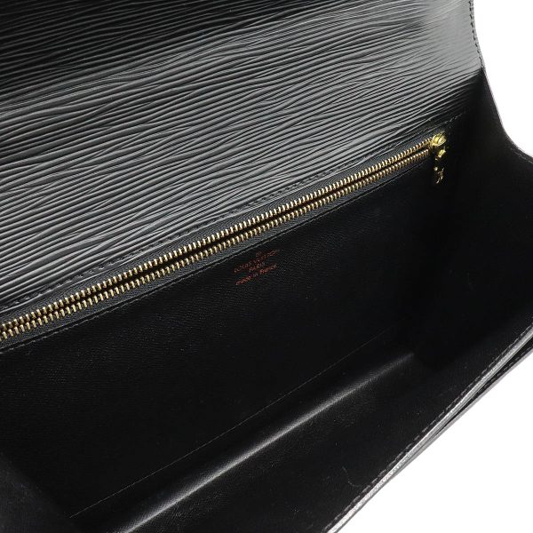 5 Louis Vuitton Epi Monceau Shoulder Bag Noir Black