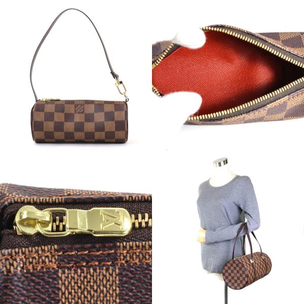 5 Louis Vuitton Damier Ebene Papillon 30 Shoulder Bag