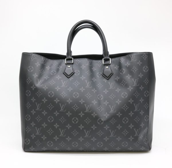 5 Louis Vuitton Grand Sac Monogram Eclipse Tote Bag Handbag