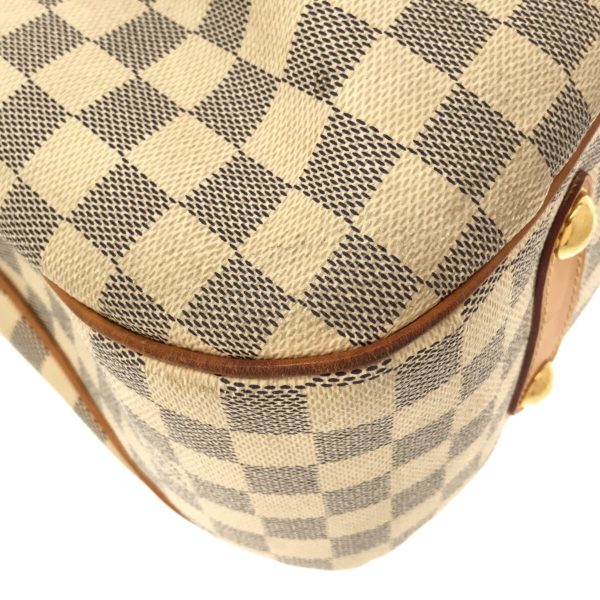 5 Louis Vuitton Siracusa GM Handbag Azur Damier Azur Canvas