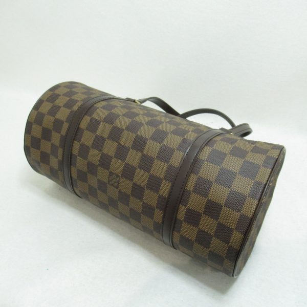 5 Louis Vuitton Papillon 30 Shoulder Bag PVC Coated Canvas Damier