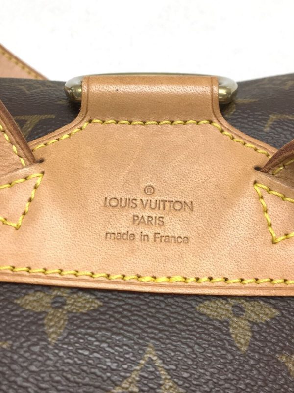 5 Louis Vuitton Backpack Montsouris MM Monogram PVC Brown