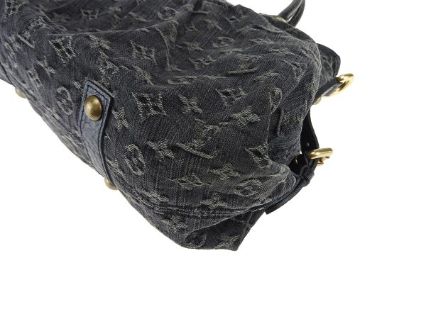 5 Louis Vuitton NeoCabby MM Noir Monogram Denim